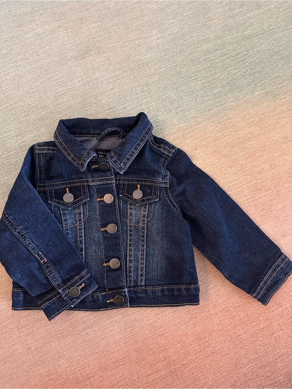 The Children's Place Dark Blue Denim Jean Jacket